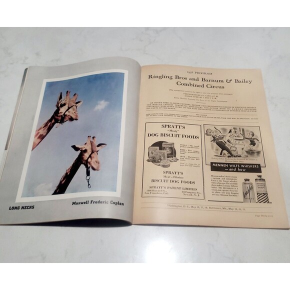 VTG 1936 Ringling Bros and Barnum & Bailey Circus Magazine EUC Rare Treasure Ads - Picture 12 of 14